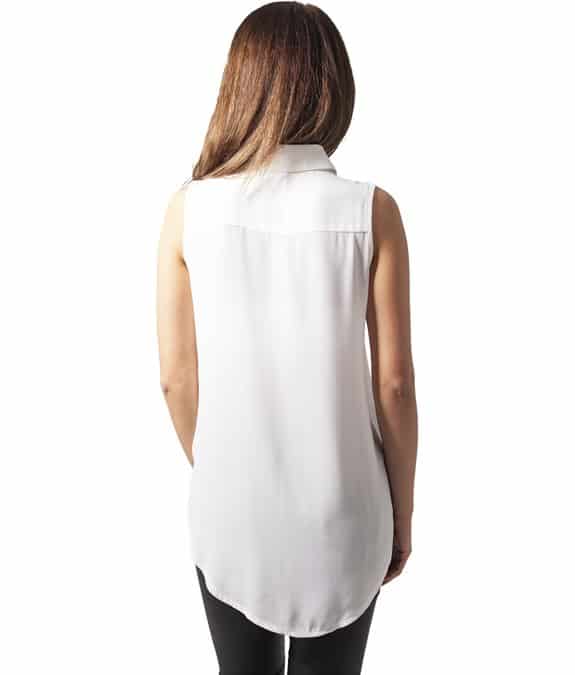 Ladies HiLo Sleeveless Blouse offwhite 2